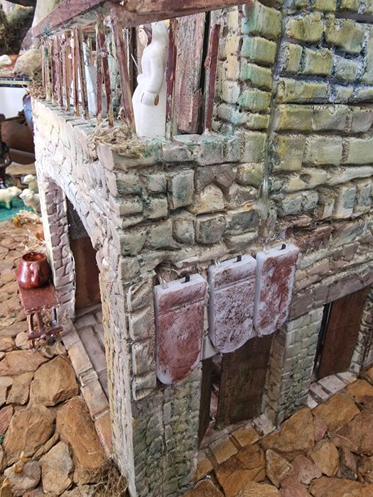 Presepio artesanal cabana