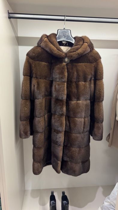 Норкова шуба шикарної якості Розмір S/M