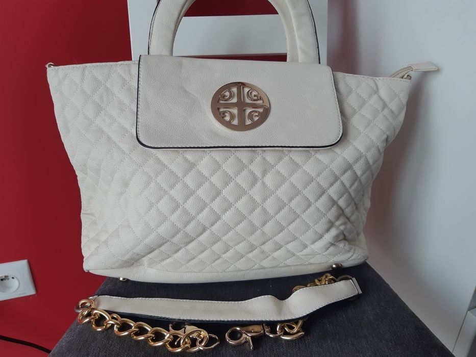 Kremowa nowa torebka