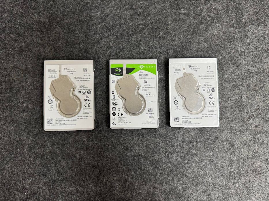 Жорсткі диски HDD 1TB для ноутбуків та ПК — в робочому стані