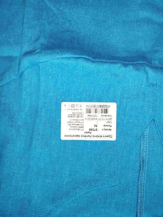 Красивое льняное платье