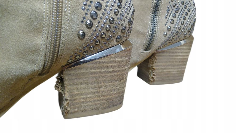 Alma En Pena 38 Buty Damskie Botki Skórzane V21121 T1244