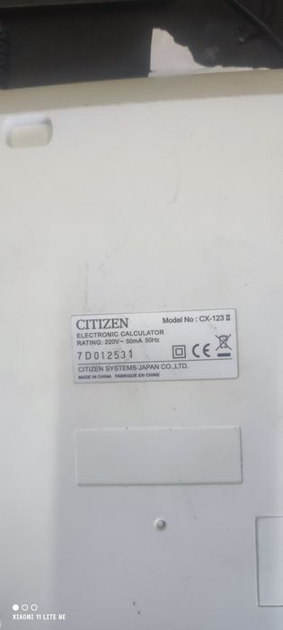 Kalkulator z drukarką citizen retro