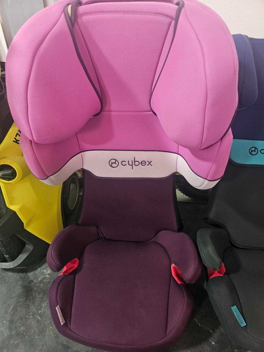 Cybex Silver Solution X-Fix com Isofix (Azul e Rosa)