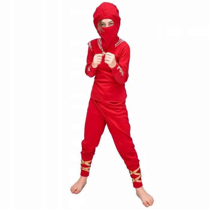 Kostium Ninja Party Deco r. 116-122. Nowy Produkt