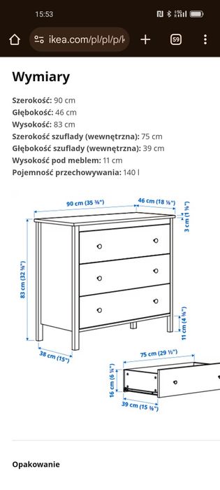 Komoda Koppang Ikea