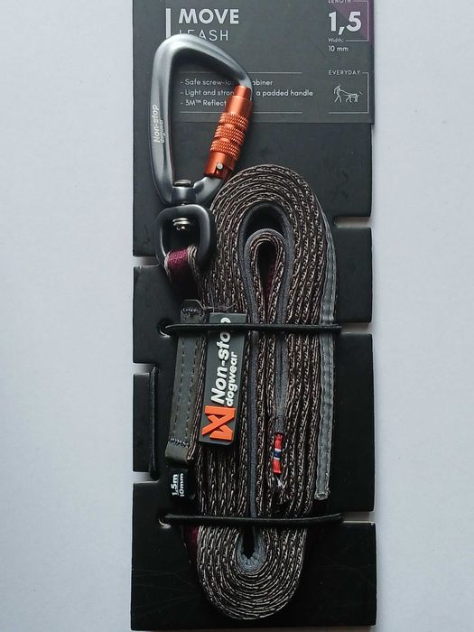 Smycz Non-stop dogwear Move Leash 1,5 m*fioletowa*oryginał*