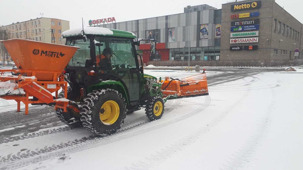 Odśnieżanie, zimowe utrzymanie terenu, koszenie, sprzątanie obiektów.