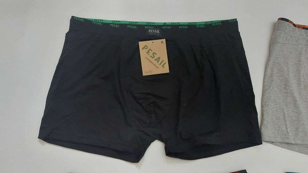 4 sztuki Bokserki męskie bawełna PESAIL 4-PAK r. 7XL pas 98-154 cm