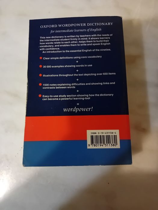 Dicionário Oxford Wordpower Dictionary