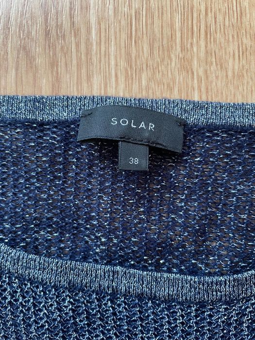 Solar sweter z połyskiem