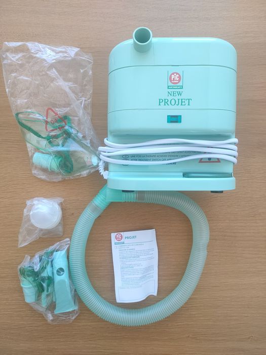 Nebulizador Terapia com aerossóis PIC New Projecto com acessórios