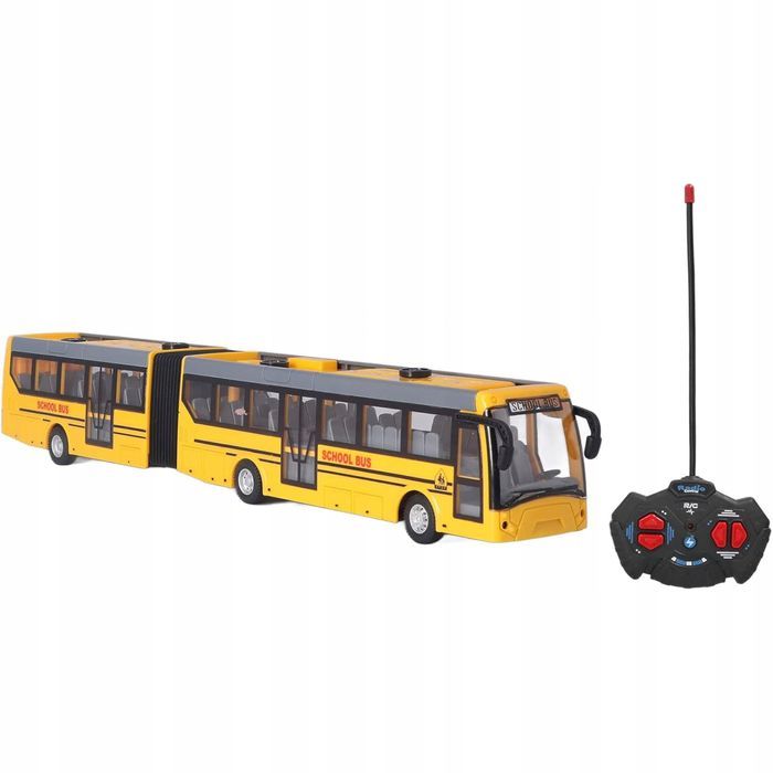 Szkolny Autobus Przegubowy Zdalnie Sterowany Akumulator Ładowarka