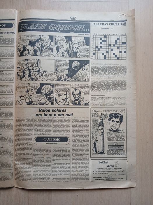 Jornal Se7e - Sérgio Godinho + Suplemento Destacável Rock Português