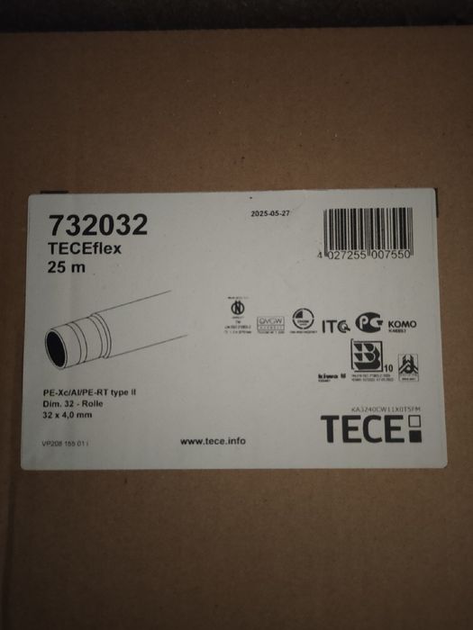 RURA PEX 32 mm zwój 25 M TECE flex 732032