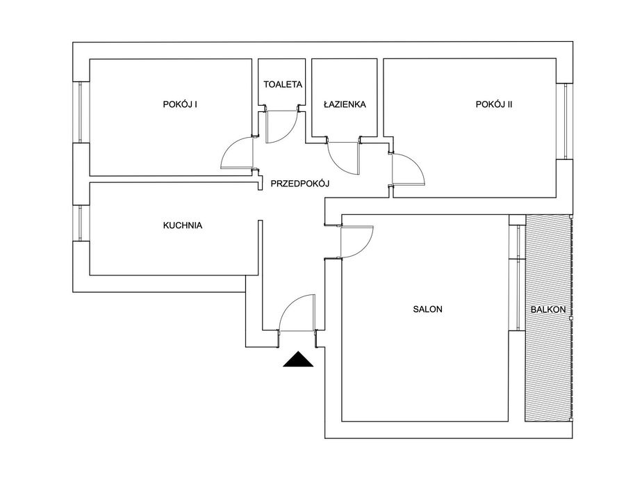 Odnowione mieszkanie z dużym salonem i balkonem - sprzedaż Chełmek