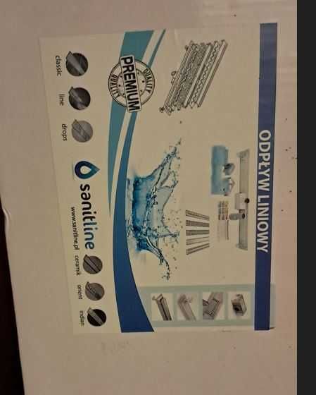 Sanitline Odpływ liniowy pod płytkę 70 cm - NOWY