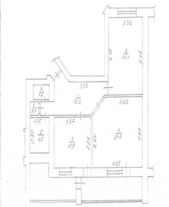 Продаж квартири 2к Грушевського, 21 Бровари