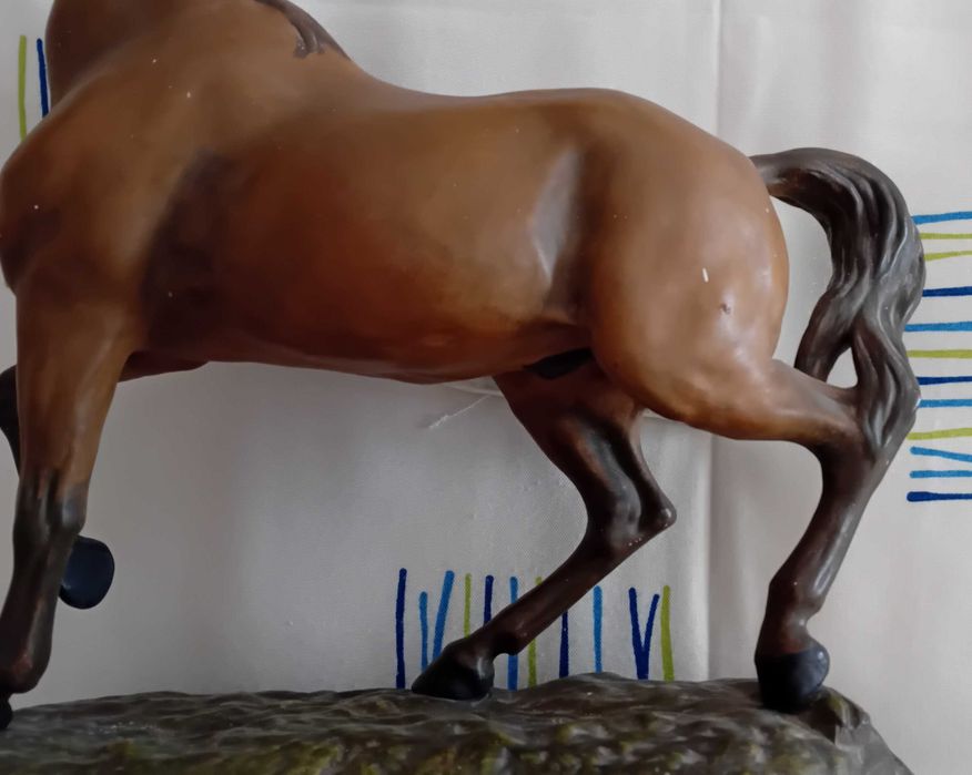 Caldas "Cerâmicas Belo" figura de cavalo lusitano