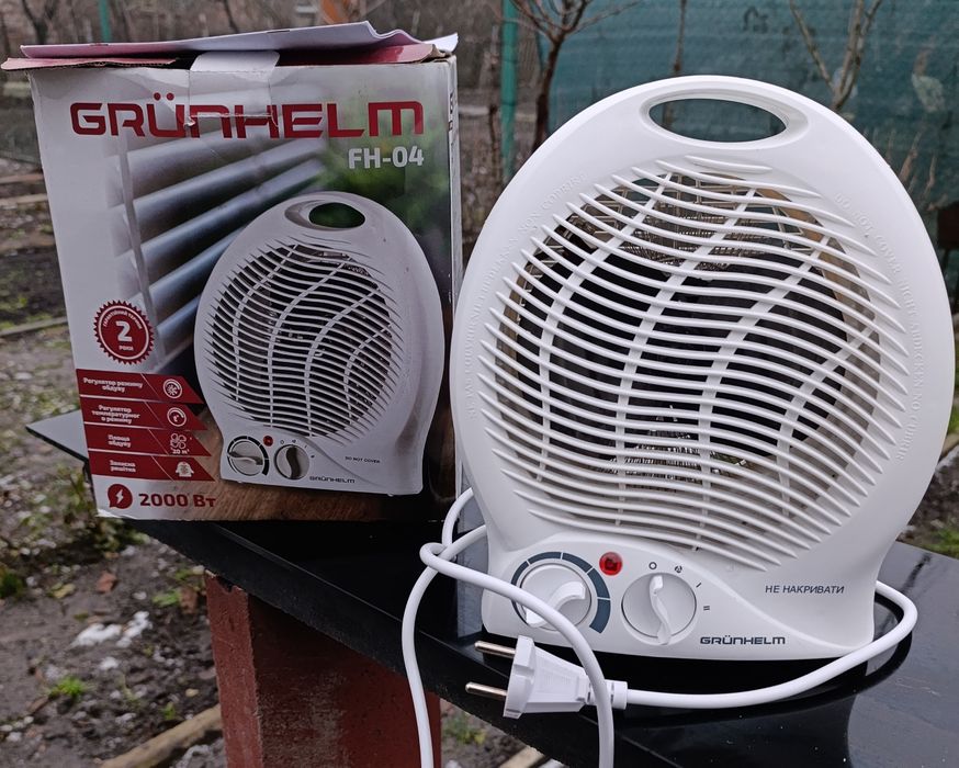 Тепловентилятор. Електрообiгрiвач.