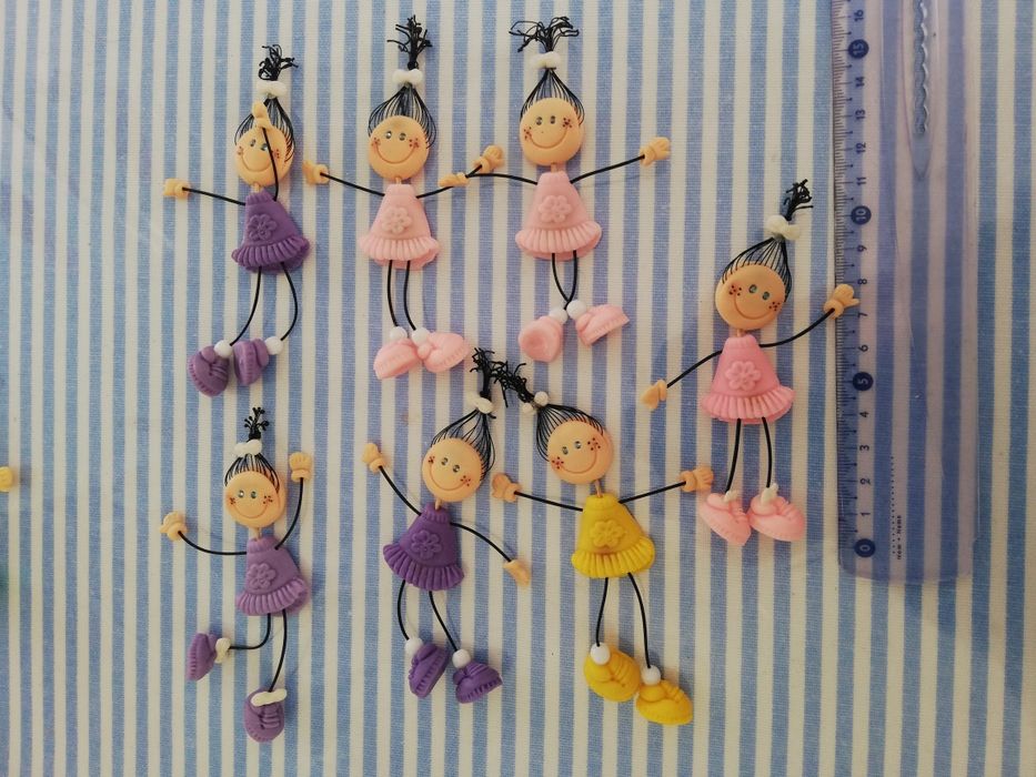 Conjunto Imans Massa Fimo biscuit