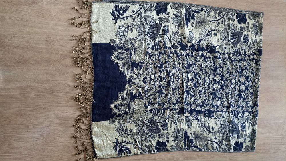 Szal chusta Pashmina kaszmir i jedwab