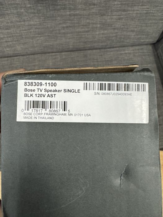 Bose TV Speaker – нова звукова панель / саундбар (з США)