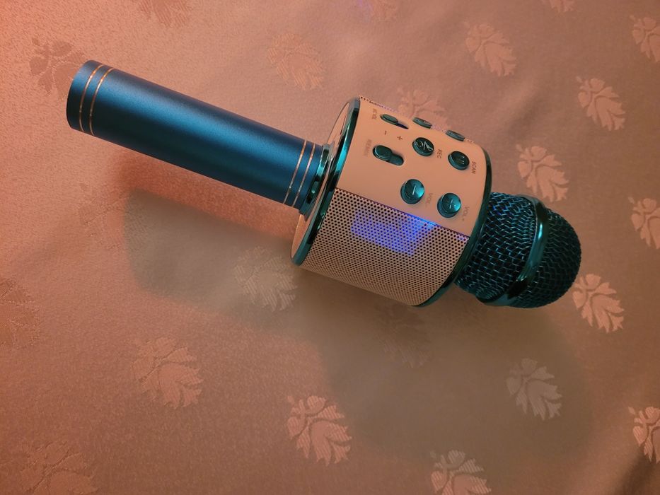 Bezprzewodowy mikrofon bluetotch karaoke usb