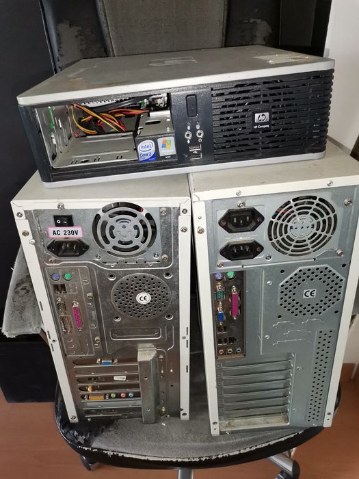 Computador e monitor