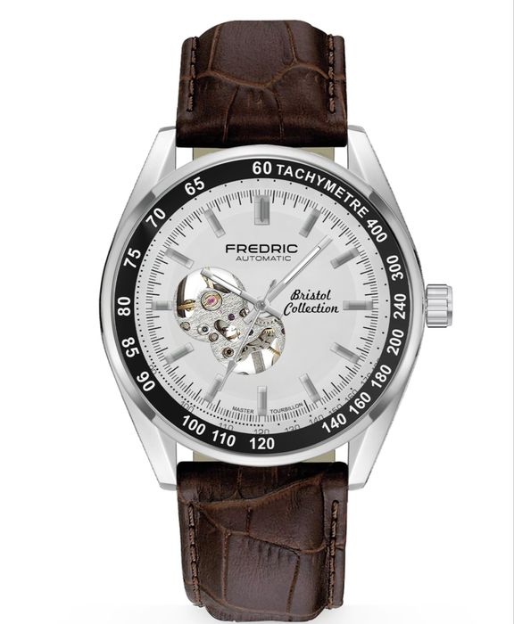 Стильний механічний годинник Fredric Bristol Automatic, open-heart