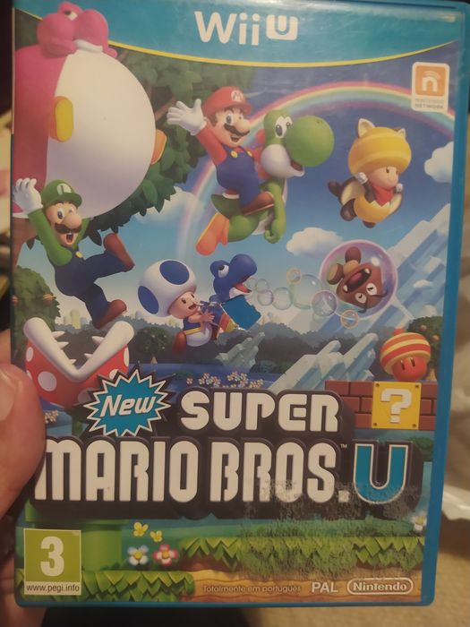 New super Mario Bros Wii U raro - portes de envio incluídos