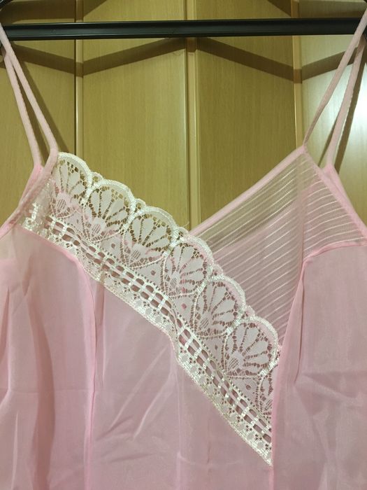Комбинация сорочка женская ссср размер 170,176-88-96 (44)нежно розовая
