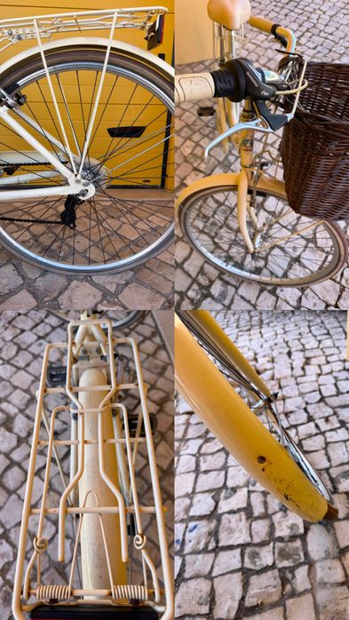 Bicicleta Adriatica em bom estado geral. Tem um pneu furado e precisa dessa reparação. Restante funcionamento normal.