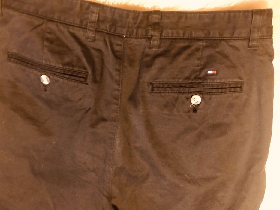 Tommy Hilfiger spodnie,czarne spodnie,