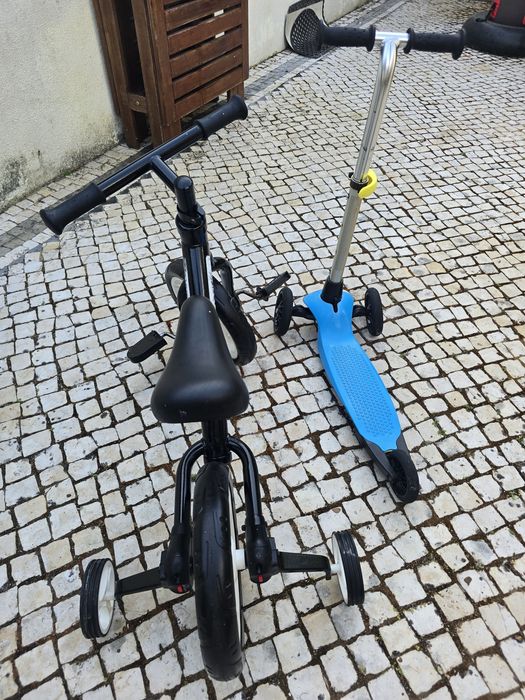 Bicicleta 2 em 1 e trotinete criança entrego gratis