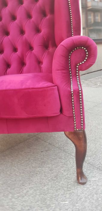 sofa Chesterfields Madame + fotel uszak promocja