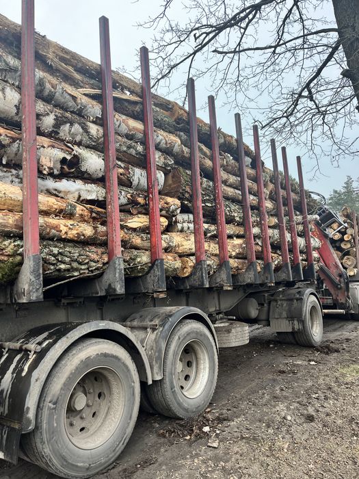 Drewno kominkowe drzewo opałowe transport