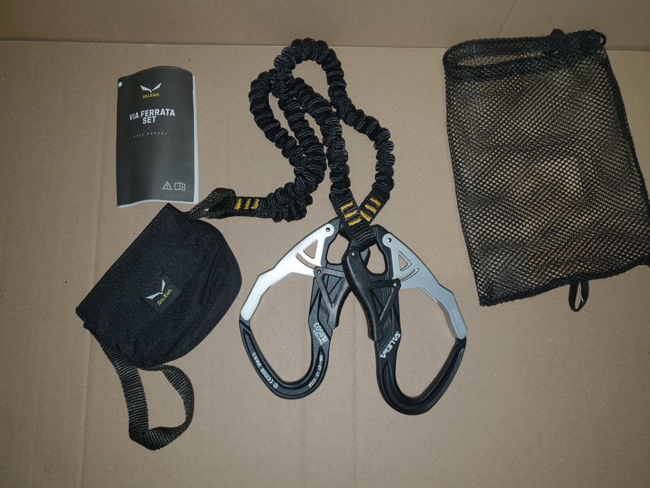 Lonża Salewa Ergo Core na Via Ferrata