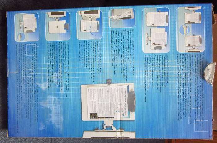 Acessório de computador Suporte vertical de informação para ecrã