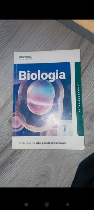 Podręcznik do Biologii dla klasy 1 Technikum i Liceum.