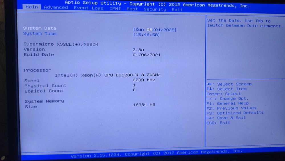 Сервер Supermicro CPU E3-1230/Ram 16Gb/без HDD