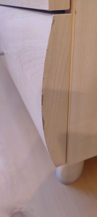 Komoda 4 szafki jasna