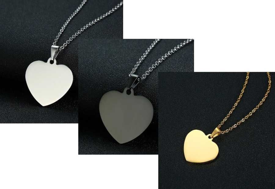 Wisiorek SERCE Z Grawerem dla Córki ZS1164