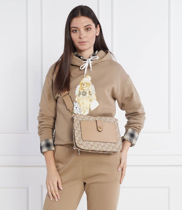Torebka Skórzana Ralph Lauren Jamey 27 Listonoszka Jak Nowa!