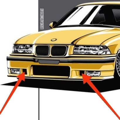 Воздуховоды bmw e30 e34 e36 заглушки и лейки в бампер.