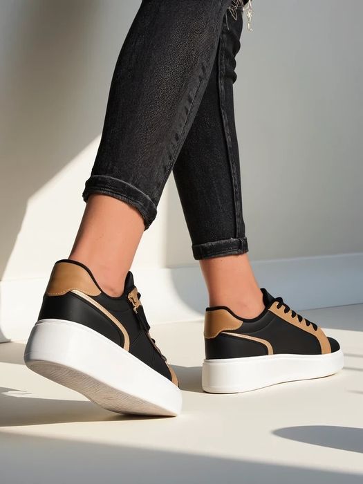 36 37 38 trampki 39 40 tenisówki sneakersy na platformie zamek wiązane