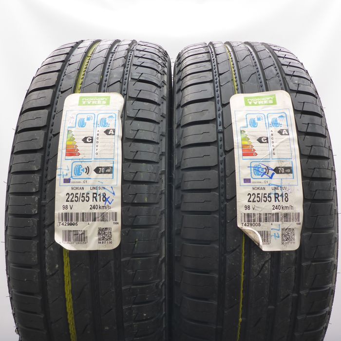 Opony 225/55/18 Nokian 225/55R18 98V Line SUV Letnie 2017 Nieużywane
