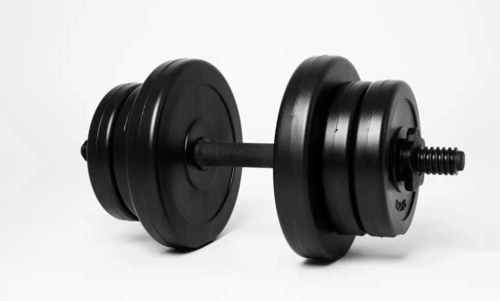 Т89 Гантелі металеві наборні 12-100 кг metal color Гантелі композитні