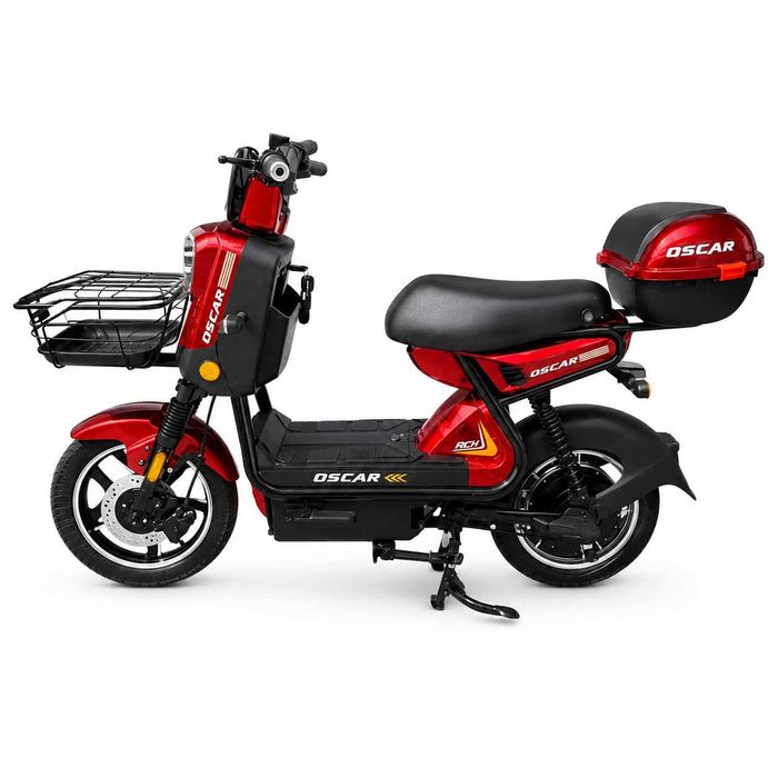 Електроскутер Oscar Rich 1000W 60V 25Ah червоний, двомісний