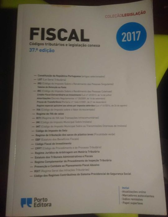 Código tributário e legislação fiscal